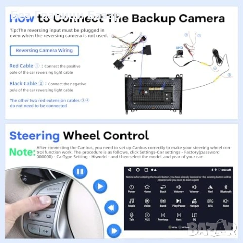 Нова 9″ Android мултимедия за Mercedes Sprinter с CarPlay и GPS за кола, снимка 7 - Друга електроника - 53015687