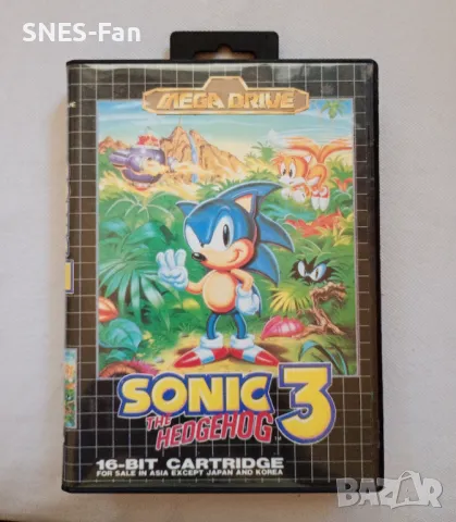 Sonic The Hedgehog 3 Sega Mega Drive, снимка 1
