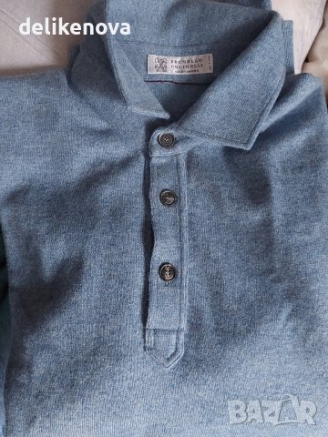 Кашмир BRUNELLO CUCINELLI. Original Size XL-2XL Нов мъжки пуловер, снимка 3 - Пуловери - 42937905