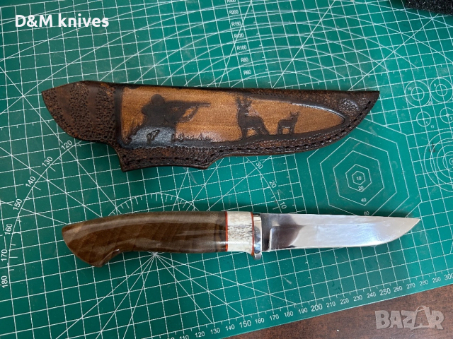 Ръчно изработен ловен нож, снимка 2 - Ножове - 53435242