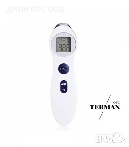 Безконтактен термометър за чело TERMAX DET-306-CD, снимка 3 - Друга електроника - 28612733