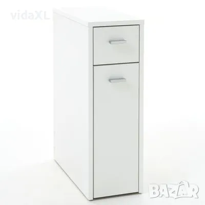 FMD Шкаф с 2 чекмеджета, 20x45x61 см, бял（SKU:428720）, снимка 1