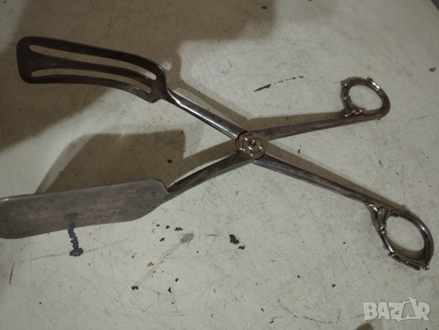 посребрена щипка за сервиране, снимка 2 - Прибори за хранене, готвене и сервиране - 43723426