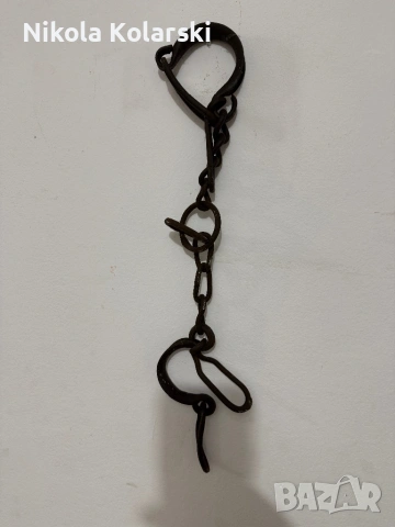 Старинки, медни/бакърени тенджери, синия, синджир и букай, снимка 12 - Антикварни и старинни предмети - 53252774