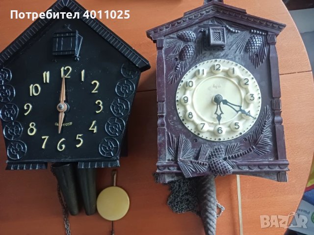 Лот 3 часовници с кукувица