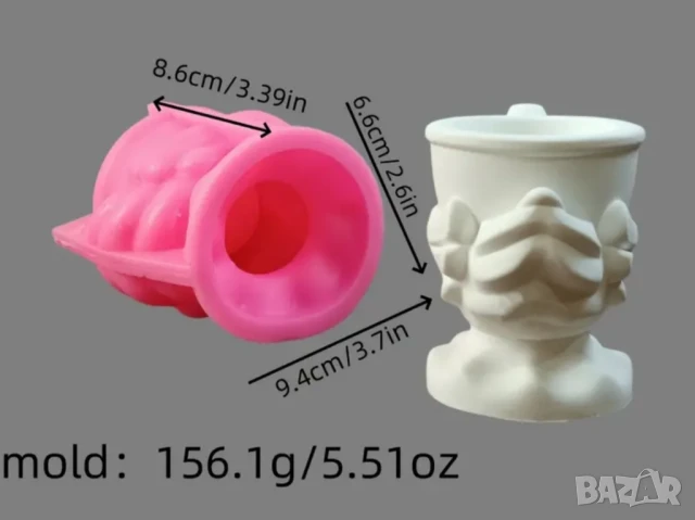 Молд кашпа пиле, снимка 3 - Форми - 50991822