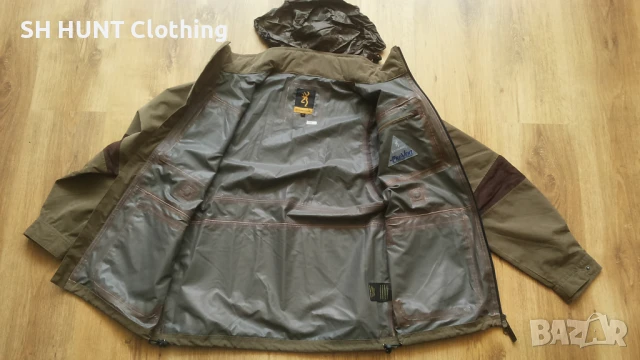 BROWNING WATERPROOF WINDPROOF BREATHABLE Jacket размер S / M за лов яке водонепромокаемо - 1204, снимка 4 - Екипировка - 51080647