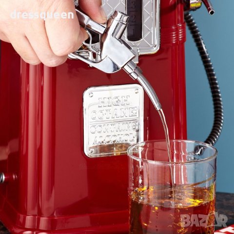 ( ДВОЙНА ) Парти диспенсър ретро бензиноколонка 1000 мл, снимка 2 - Други стоки за дома - 44129145