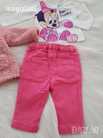 Дънки и нова блуза  0-3 месеца, снимка 9 - Комплекти за бебе - 28706438