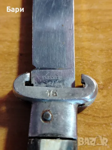 Стар ловен сгъваем нож,ножка DABO/INOX, снимка 11 - Колекции - 50180884