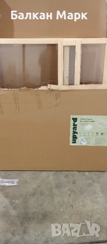 Мини оранжерия UpYard – дървена рамка с поликарбонат | 120 x 80 см, снимка 4 - Оранжерии - 52468858