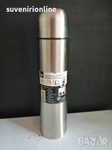 метален термос, снимка 1
