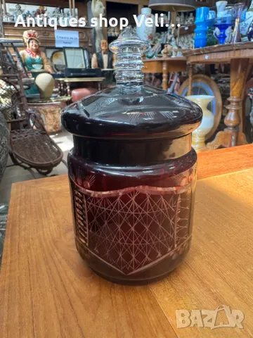 Кристална захарница Bohemia №6659 , снимка 3 - Антикварни и старинни предмети - 49643955