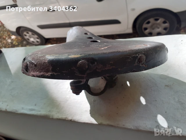 Стара маркова кожена седалка за велосипед Lepper, снимка 4 - Антикварни и старинни предмети - 50999732