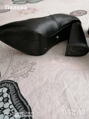 Черни елегантни обувки , снимка 4 - Дамски обувки на ток - 26309763