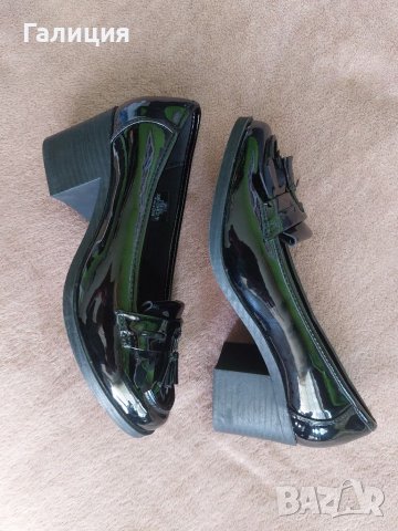 Лоуфъри "INSOLIA"- естествена кожа , снимка 2 - Дамски обувки на ток - 40807768