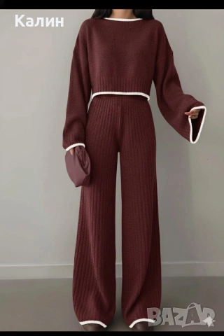 Дамски комплекти финно плетиво - три цвята - 51 лв., снимка 3 - Спортни екипи - 52673016