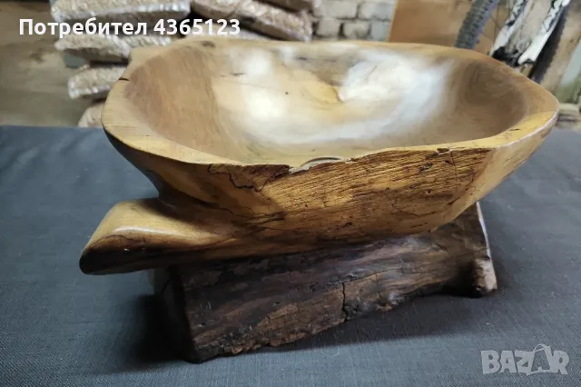 Дизайнерски мивки от орех , снимка 1