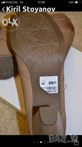 Чисто нови дамски обувки от естествена кожа, внос от Германия, снимка 3 - Дамски обувки на ток - 26482890