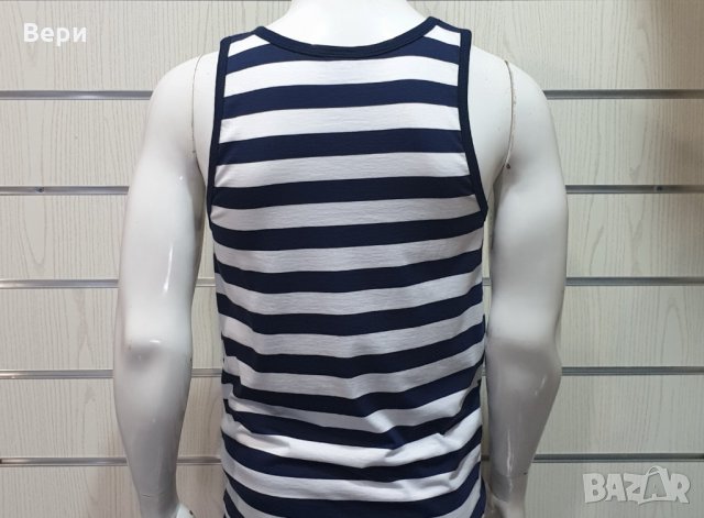 Нов мъжки моряшки потник на тъмносиньо и бяло райе, снимка 8 - Други - 28271784