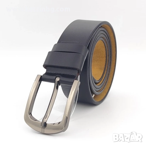 Мъжки портфейл и колан-Подаръчен комплект в черно, снимка 3 - Подаръци за мъже - 52415018