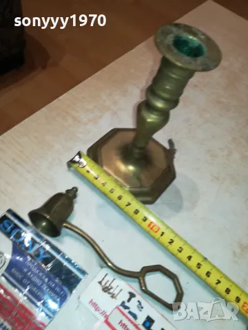 МЕД МЕСИНГ 2БР  ОТ ФРАНЦИЯ 1811241542, снимка 16 - Антикварни и старинни предмети - 48013283