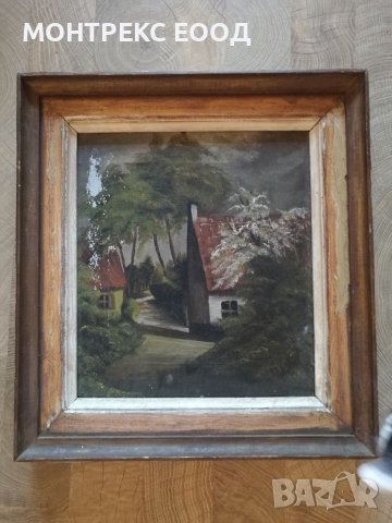 Картина на платно с дървена рамка