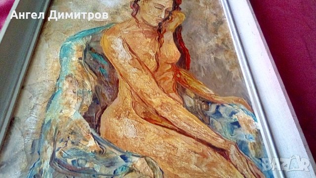 Маслена картина платно подписана, снимка 6 - Картини - 36648682