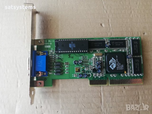 Видео карта ATI 3D Rage Pro Turbo 8MB AGP, снимка 1 - Видеокарти - 33646108