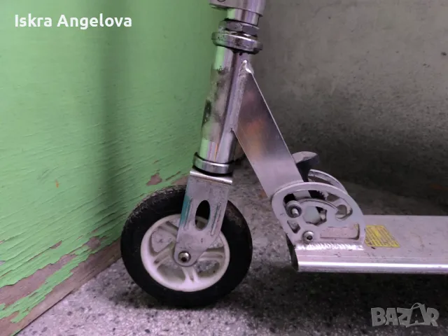 Сгъваема детска тротинетка с  крачна  спирачка, снимка 1