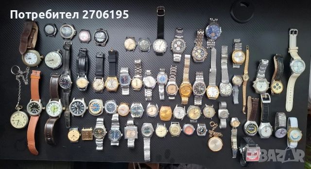 Лот от часовници - механични и кварцови , снимка 18 - Мъжки - 53192022