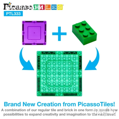 Picasso STEAM Магнитен конструктор 3D 333 части PTL333, снимка 6 - Конструктори - 52128832