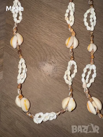 Гердан от мидички, снимка 2 - Колиета, медальони, синджири - 50355379