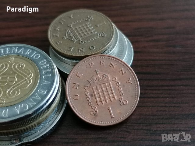 Монета - Великобритания - 1 пени | 2002г.