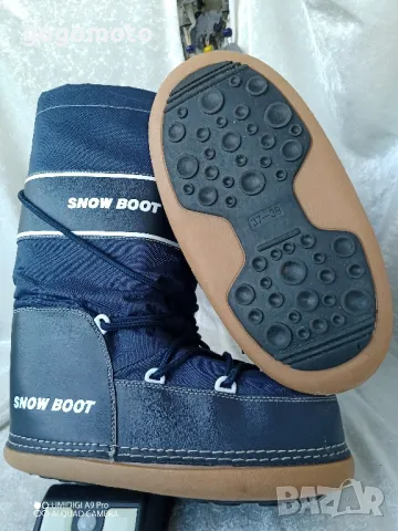 АПРЕСКИ 37 - 38, КАТО НОВИ водоустойчиви ТОПЛИ УНИСЕКС АПРЕСКИ Снегоходки,MOON BOOT®, SNOW BOOT®, снимка 2 - Дамски апрески - 47991771