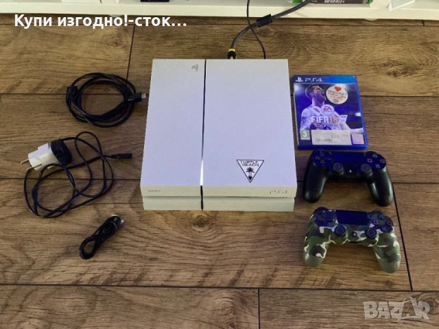 PS4 500 gb с два джойстика и фифа 2018, снимка 7 - PlayStation конзоли - 44015843