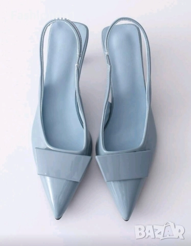 Сини токове, снимка 2 - Дамски елегантни обувки - 52531576