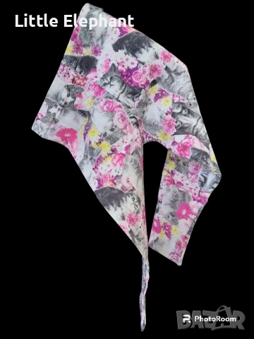 Клинче фото принт котенца,маргаритки,рози,колекция"Famous",Англия/нов