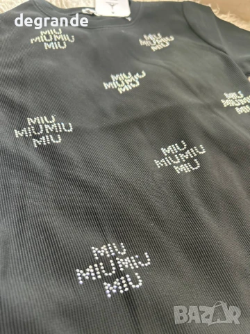 Рипс тениски Miu miu, снимка 4 - Тениски - 50986413