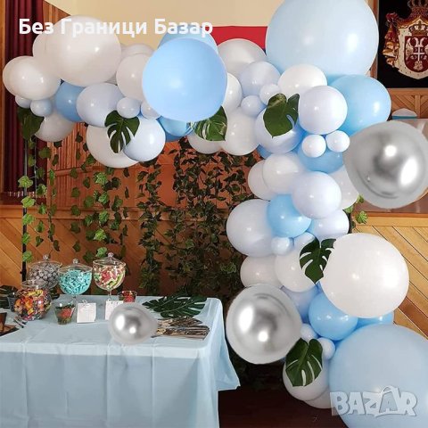 Нов Комплект 96 части за арка декорация / украса за рожден ден Балони, снимка 6 - Други - 43696946