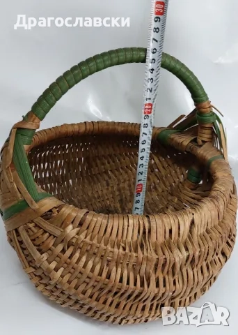  Кошници, панери, подноси, плетени, ракита, круша, съд, пикник, декорация, битов кът , снимка 15 - Други - 49246027
