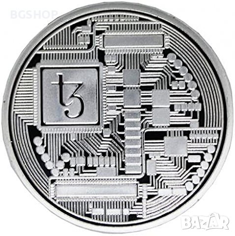 Tezos coin ( XTZ ) - Silver, снимка 3 - Нумизматика и бонистика - 38276953