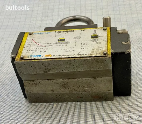 Товароподемен магнит Tractel Magfor-100 , снимка 8 - Други инструменти - 37158308