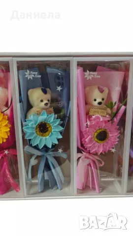 Перфектния подарък за всяка дама, мече с цветя., снимка 4 - Други - 48577296