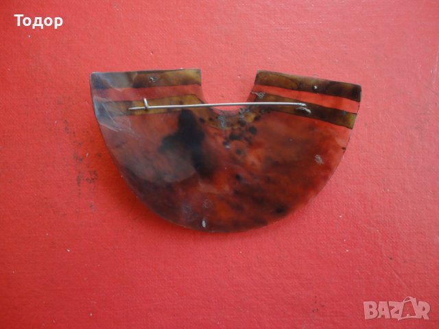 Страхотна брошка от седеф 1, снимка 4 - Други - 40086223