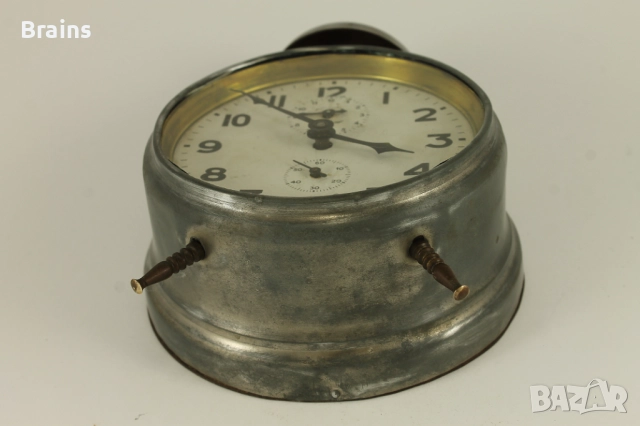 FMS Стар Немски Будилник Отлично Работещ, снимка 8 - Антикварни и старинни предмети - 51867582