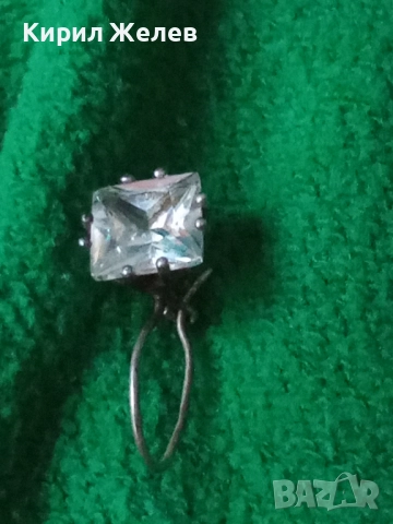 КЛАСИЧЕСКИ МОДЕЛ СКЪПОЦЕННА СРЕБЪРНА ОБЕЦА СРЕБРО 925 с ЮВЕЛИРНО ФАСЕТИРАН МОЙСАНИТ 24375, снимка 12 - Обеци - 50535942