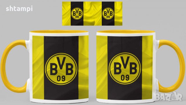 Чаша Борусия Дортмунд Borussia Dortmund Керамична, снимка 7 - Фен артикули - 34783801