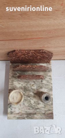 Старинен мраморен органайзер за бюро