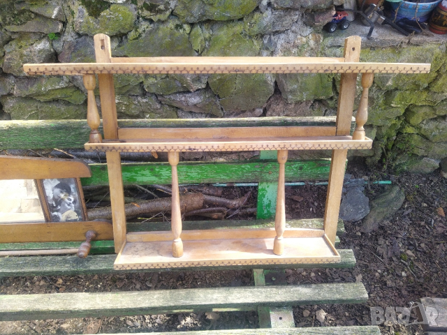 Стара етажерка за буркани , снимка 2 - Антикварни и старинни предмети - 44876113